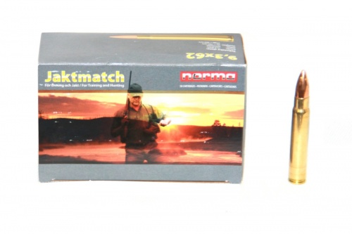 Патрон к.9,3х62 15,0гр FMJ Jaktmatch Norma 1шт (Н)