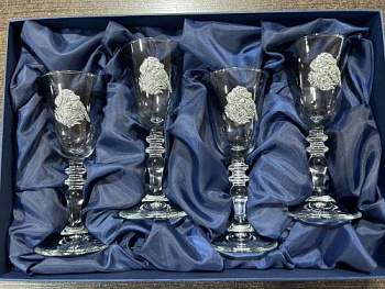 Набор рюмок  40182 "Удачная охота"  4шт. 60мл. Нр40182Уох-54