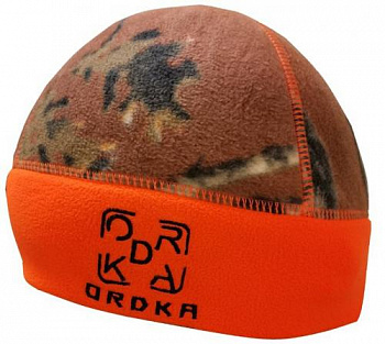 Шапка ORDKA STRETCHFLEECE оранжевый камо SQ 27