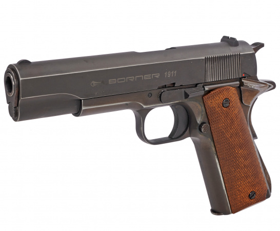 Пистолет пневм. BORNER 1911 Blowback кал. 4,5 мм/Bbs