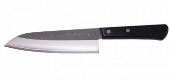 Нож Сантоку Kanetsugu Special Offer, 170 мм, сталь AUS-8/SUS410, 3 слоя, рукоять