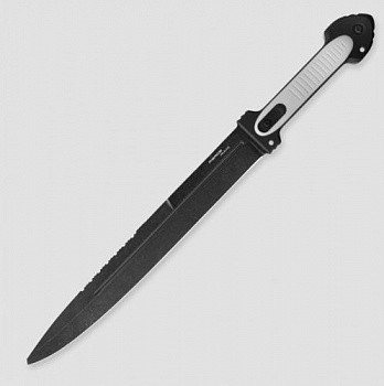 Нож FIERCE black s/w serration