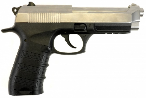 Пистолет пневм. EKOL ES P92 B FUME, (никель) (Blowback) кал.4,5 мм, 3 Дж