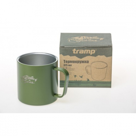 Термокружка Tramp 375 мл TRC-098 оливковый