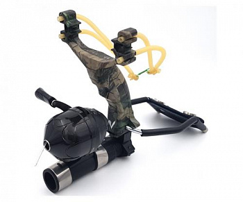 Рогатка Centershot с комплектом для рыбалки камуфляж