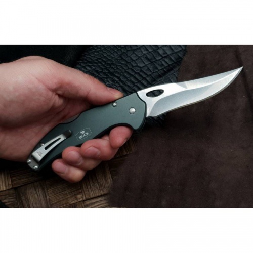 Нож B0715ODS Ascend LT -складной, сталь 420HC, оливковая алюминиевая рукоять