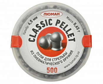 Пуля пневм. "Classic pellets", 0,65 г. 4,5 мм. (500 шт.)