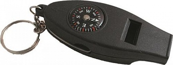 Компас-свисток (термометр) "СЛЕДОПЫТ", с карабином