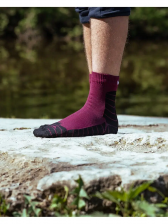 НОСКИ NUCEX КОРОТКИЕ НМ02 BURGUNDY