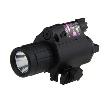 Фонарь+целеуказатель JGSD-R2*CR123 532nm  5mw 200люмен