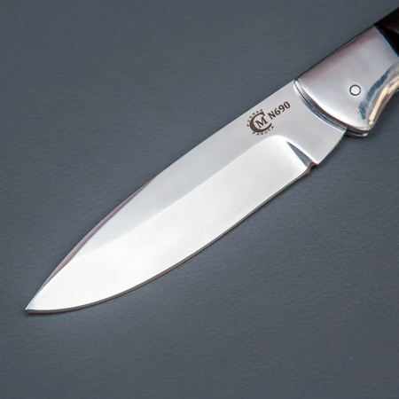 Нож Снайпер, складной ст.N690. (граб)