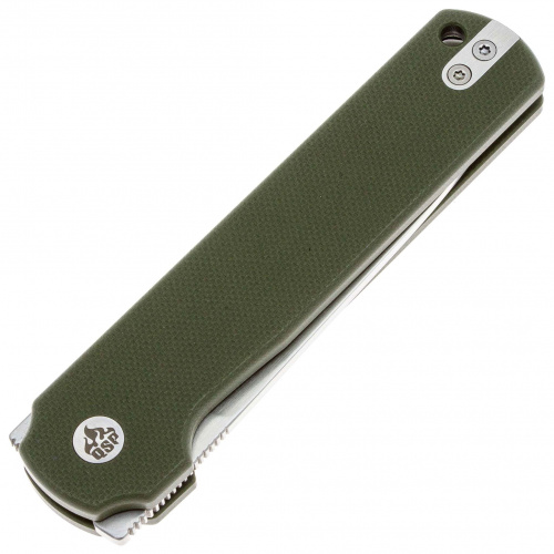 Нож QS144-C Lark -складной, рук-ть зелен. G10, клинок 14C28N