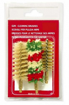 Набор ёршиков Stil Crin 3 шт. (шерстяной, щетинный, латунный), калибр 20