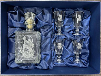 Нобор с лафитником  114 "Мечта рыбака" (1+4) Ншт114Мрб-44