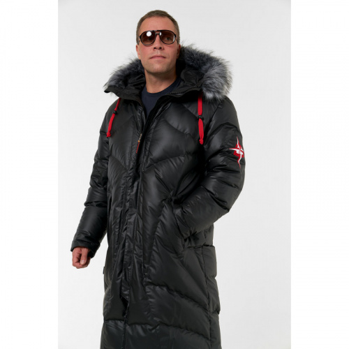 ПАЛЬТО ПУХОВОЕ PREMIUM ЧЕРНЫЙ