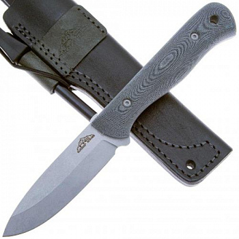 Нож NC Custom Flint (AUS-10 stonewash, Micarta)