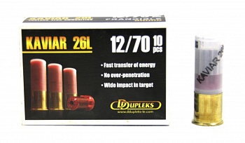 Патрон к.12х70 Kaviar 26L DDupleks 1уп/10шт