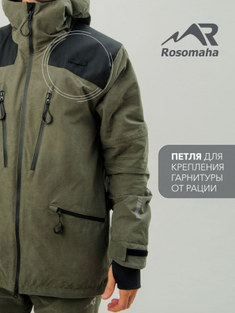 КОСТЮМ ВЕТРОВЛАГОЗАЩИТНЫЙ РОСОМАХА (ХАКИ)