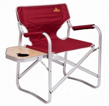 Кресло складное BOSS PLUS (TF-601) - алюминиевое, директорское с откидным столик