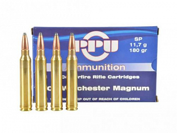 Патрон к.300 Win Mag (PPU SP Soft Point 11.7гр) 1уп/20шт