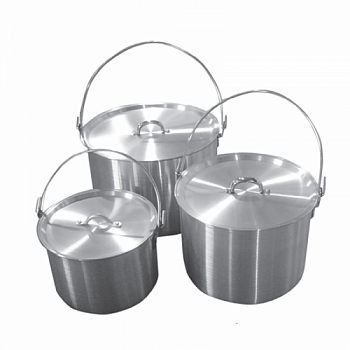 Набор Tramp котлов алюминиевых с крышкой 4,8л+9л+13л (4,8л+9л+13л)