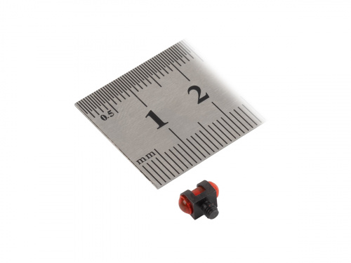 Мушка Nimar, оптоволоконная, красная, диаметр волокна 3мм, резьба 3мм