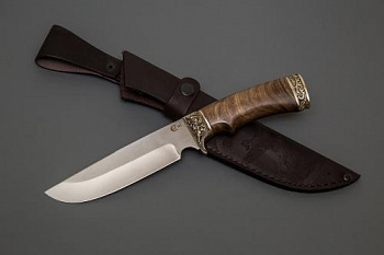 Нож Лорд, ст. D2, литье,орех(кап)