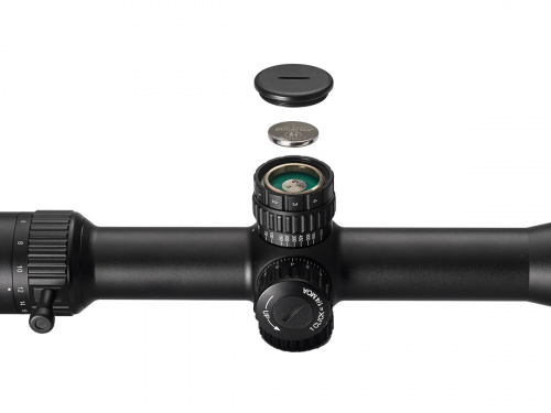 Прицел Gaut Nephrite 6-24х50, SF-параллакс, сетка 61, подстветка красная, 30мм,