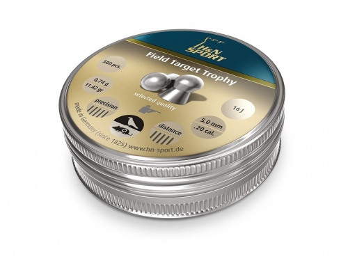Пуля пневм. "H&N Field Target Trophy", гладк., 4,5 мм., 8,64 гран (500 шт.)