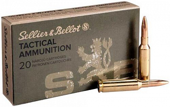 Патрон к.6,5 Creedmoor FMJ BT 9,1гр/140gr об Sellier&Bellot 1уп/20шт