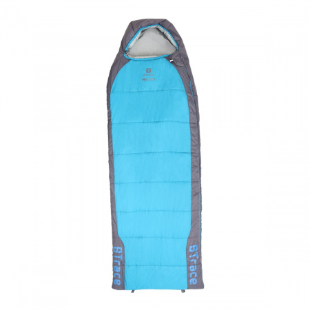 Спальный мешок BTrace Hover (Левый,Серый/Синий)