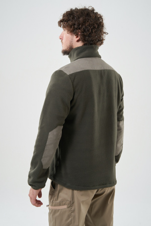 ТОЛСТОВКА ФЛИСОВАЯ МУЖ. С ОТДЕЛКОЙ (ХАКИ)