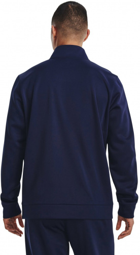 ДЖЕМПЕР UA ARMOUR FLEECE 1/4 ZIP-NVY 1373358-410 ДЖЕМПЕР UA ARMOUR FLEECE 1/4 ZIP-NVY 1373358-410