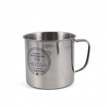 Кружка "Следопыт-эконом" нерж., d 10 см, 550 мл