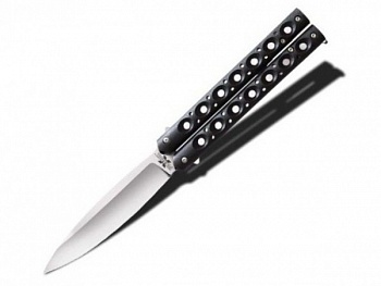 Нож скл."Griv-Ex™ Paradox"кл.белый,рук.черн.с отверстиями,клипса