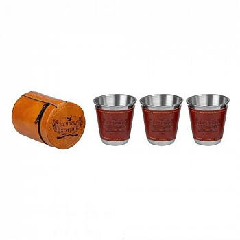 Набор стопок 60мл Лучший охотник 3шт (HS-A18-60) Helios