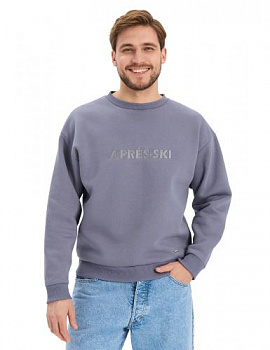 СВИТШОТ NORVEG COTTON СЕРЫЙ