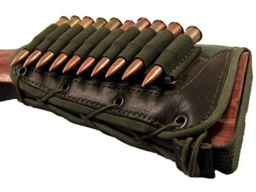 Патронташ на приклад на 10 патронов (7,62 кбр) "Лайт" / Олива /