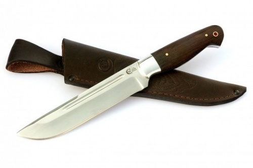 Нож Оборотень кован. Х12МФц.м., дюраль,венге