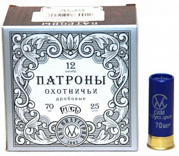 Патрон к.12х70 №0 СКМ 32гр Русь 1уп/25шт