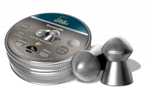 Пули пневм. "H&N Baracuda" кал. 5,5мм,  1,37г  (200 в банке)