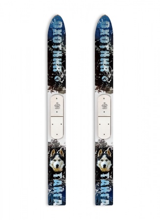 Лыжи дерево-пластик "Тайга" 145 см