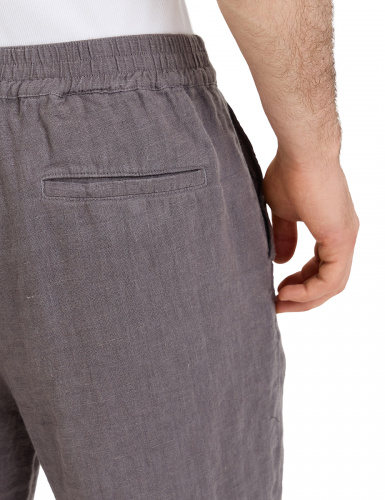 ШОРТЫ NORVEG LINEN МУЖСКИЕ CASUAL ЦВЕТ СЕРЫЙ,