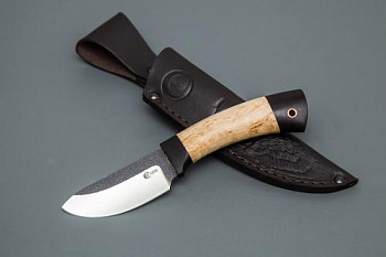 Нож Шкурник,кован ст. Х12МФ карел. бер., граб