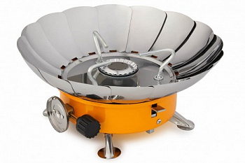 Мини газовая плита TULPAN-L (TM-450) с ветрозащитой, «Tourist»