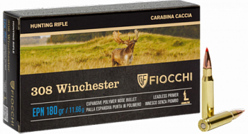 Патрон к.308Win EPN 180gr 11,6g Fiocchi 1уп/20шт