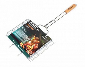 Решетка для гриля барбекю плоская Следопыт Universal 36х25х2 см