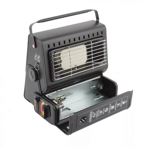 Обогреватель газовый поворотный с переходником на бытовой баллон BDN-101-2