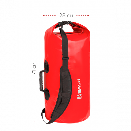 ГЕРМОМЕШОК BASK WP BAG V3 40 КРАСНЫЙ
