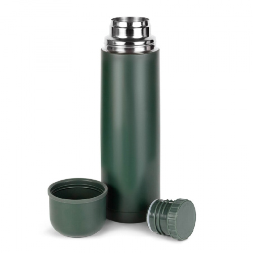 Термос Relaxika 101 (1 литр), хаки (без лого)